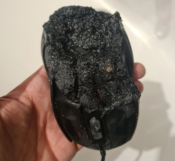 Gigabyte M6880X . quando un mouse prende fuoco