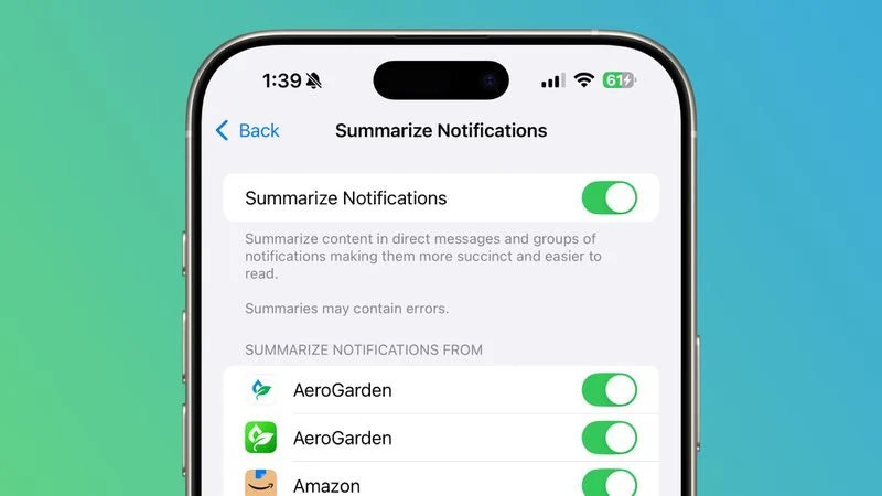 Apple lancia iOS 18.3: tutte le novità e perché dovresti aggiornare subito Apple ios 18.3 nuove notifiche