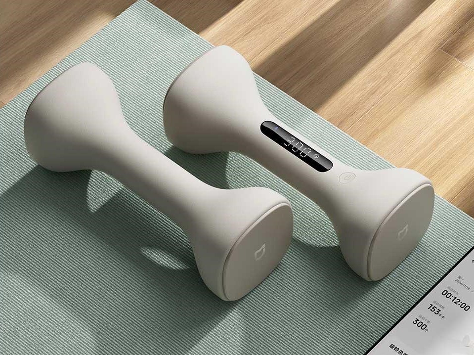 Xiaomi lancia i manubri intelligenti Mijia Smart Dumbbells. maniglie xiaomiv 1